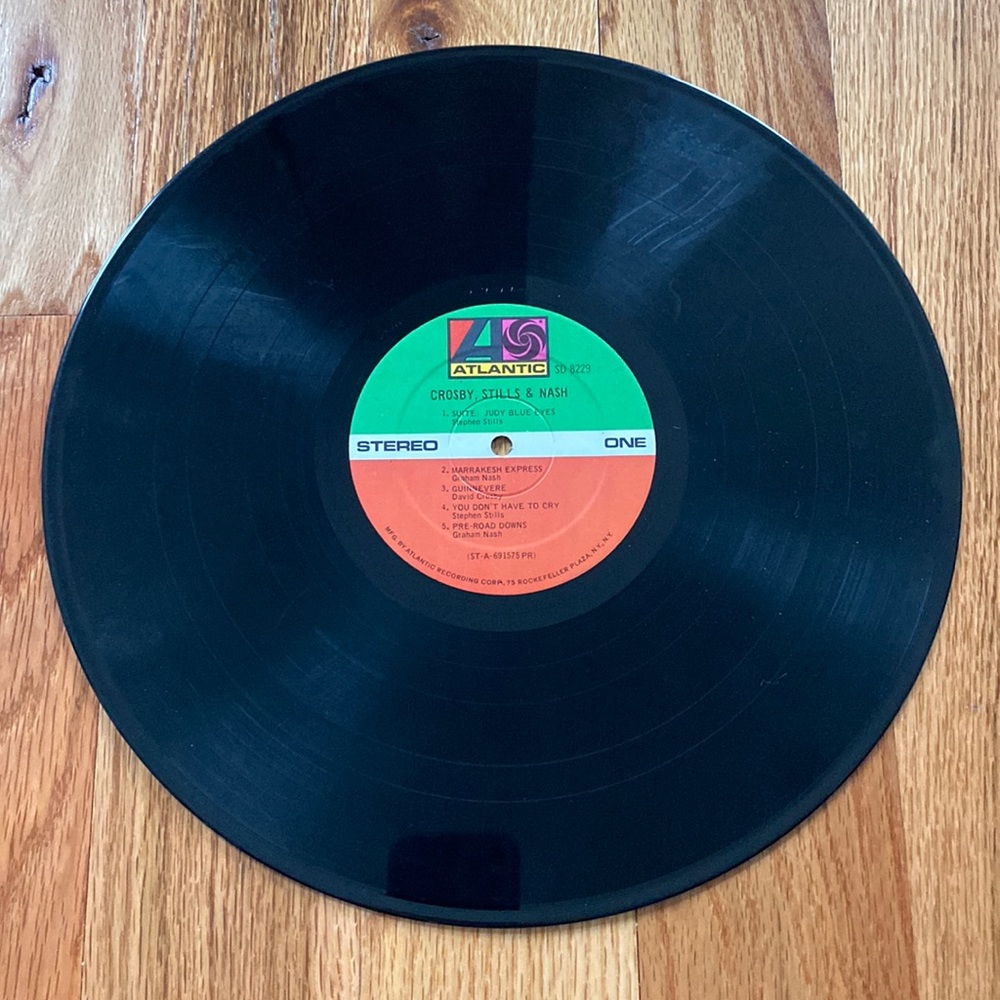 Crosby, Stills & Nash Vinyl Record